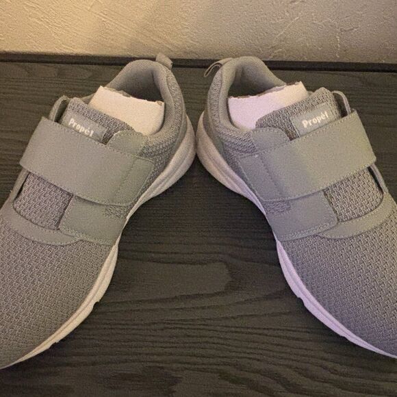 NEW Propet Men's Gray White Stability X Strap Sneaker Men's SZ 10XX 5E - 1028 - Picture 4 of 6